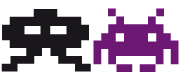 stickers space invaders