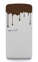 Stickers frigo chocolate.