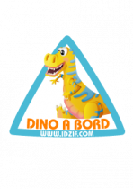 Autocollant Dino � bord