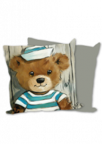 Coussin nounours marini�re