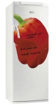 Sticker frigo poivron. D�coration de frigidaire imprim� sur vinyle adh�sif avec finition effa�able � sec ou non, iDzif r�invente la d�co pour le frigo et vous propose une mani�re ludique d\'�crire, de dessiner ou de faire passer des messages sur l\'objet le plus visit� de la maison. A vous de le revisit� avec ce sticker sp�cial frigo