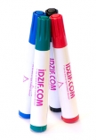 Kit feutre effa�able � sec de couleurs, comprend 4 feutres de couleurs : noir, vert, bleu et rouge.