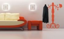 Home stickers. Le sticker mural porte manteau est sans aucun doute, le porte manteau le moins �pais au monde. Ce sticker mural sera id�al pour une d�co dans une entr�e ser�e.