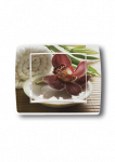 interrupteurs d�cor�s orchid�e