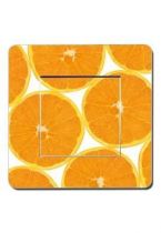 Interrupteurs d�cor�s rondelles d\'orange