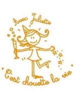 Sticker � personnaliser C\'est chouette la vie
