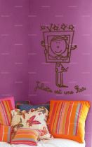 Sticker � personnaliser Juliette est une star
