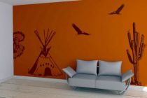 Sticker aigle d�coup� � la forme dans vinyle de couleur unie.