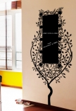 Sticker ardoise arbre menu en vinyle adh�sif avec d�coupe � la forme. Avec ce visuel original vous pourrez noter vos petits mots du matin, un coup d'�ponge et c'est reparti. Cr�er la diff�rence!!