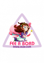 Sticker automobile F�e � bord