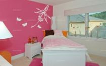 Sticker clochette d�coup� � la forme dans vinyle adh�sif uni.