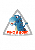 Sticker Dino � bord