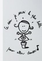 Sticker la plus belle pour aller danser