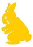 Sticker lapin