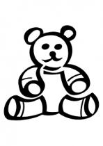 sticker mural enfant Ours