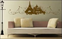 Le stickers mural lampadaire pour une d�coration baroque