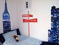 Sticker mural Panneau directionnel