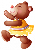sticker ourson. sticker d�coratif enfant L�a l\'ourson.\r\nImprim� sur adh�sif d�coup� � la forme.