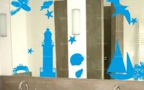 Sticker plage en kit