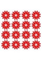 Stickers planche d\'�toiles de noel