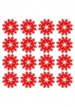 Stickers planche d'�toiles de noel