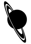 Sticker planete saturne