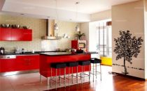 Sticker Pommier d�coup� � la forme dans vinyle de couleur unie. Id�al pour d�corer votre int�rieur.