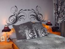 sticker t�te de lit anglaise double