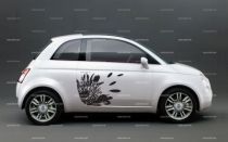 stickers fiat 500 pissenlit