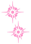 Stickers 2 Etoilefleurs