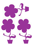 Stickers 3 fleurapots
