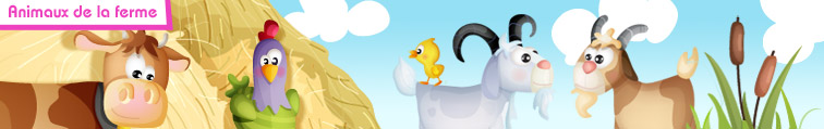 Stickers animaux de la ferme pour d�corer une chambre d'enfants
