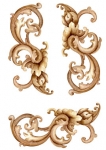 stickers ornement baroque