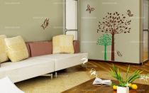stickers arbre a feuilles