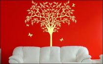 Le stickers arbre petites feuilles pour d�corer l\'int�rieur sur le th�me de la nature