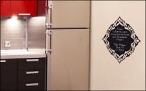 Stickers ardoise baroque avec motifs orientaux
