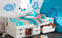 Stickers b�b� jungle z�bre