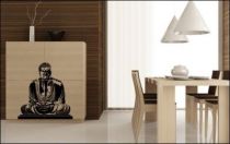 Le stickers Bouddha m�ditation pour une d�coration ethnique et d�paysante