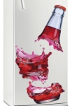 stickers bouteille rouge