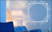 Le stickers cadre arabesque pour une d�coration baroque