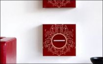 Le stickers cadre rond fleur pour une d�coration baroque