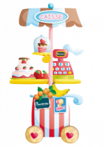 Sticker caisse enregistreuse. Imprim� sur adh�sif avec d�coupe � la forme. Id�al pour les gourmands.