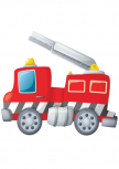 stickers camion de pompier