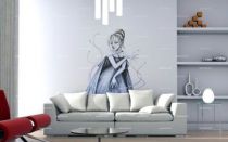 stickers femme cape