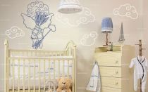stickers bebe nuage