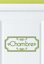 stickers porte de chambre