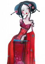 Stickers Cherry blossom
