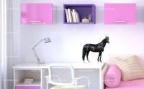 Stickers cheval noir