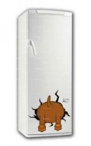 stickers porte frigo chien