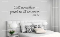 Stickers citation amour